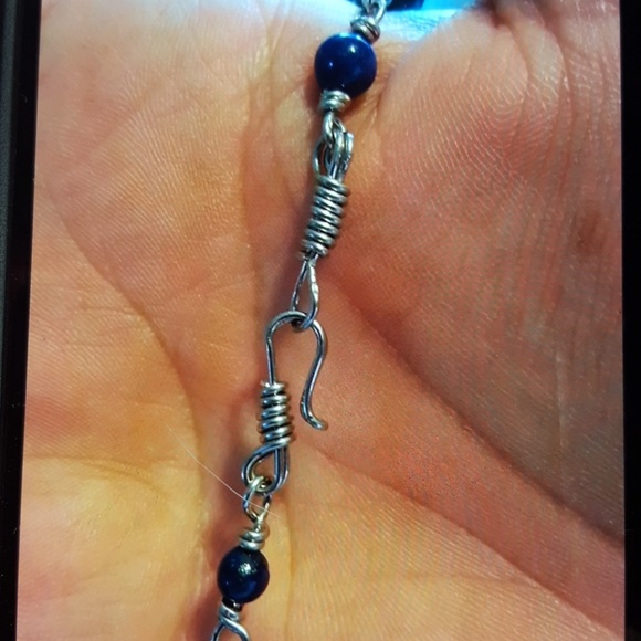 17.5 inch chakra yoga reiki stone beads & chain ch - Picture 5 of 5